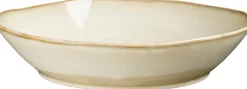 Mica Decorations serveerschaal Racco beige D 28 H 6 cm