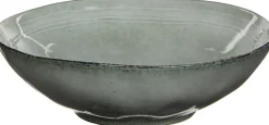 Mica Decorations serveerschaal Tabo grijs D 30,5 H 9 cm