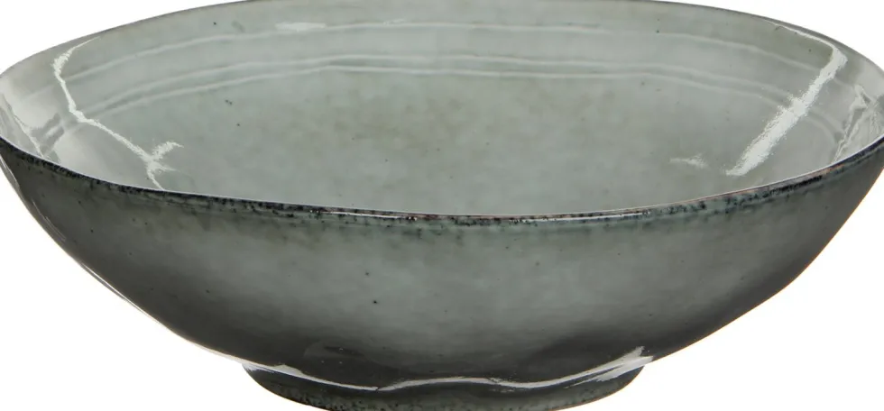 Mica Decorations serveerschaal Tabo grijs D 30,5 H 9 cm