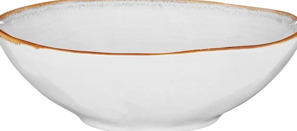 Mica Decorations serveerschaal Tabo wit D 20 H 6,5 cm