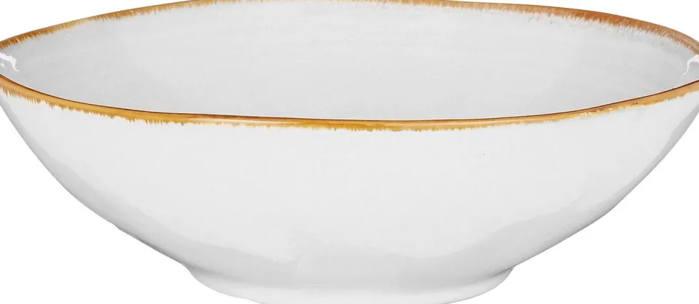 Mica Decorations serveerschaal Tabo wit D 23,5 H 7,5 cm
