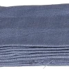 Mica Decorations servet Villia blauw 40 x 40 cm 4 stuks