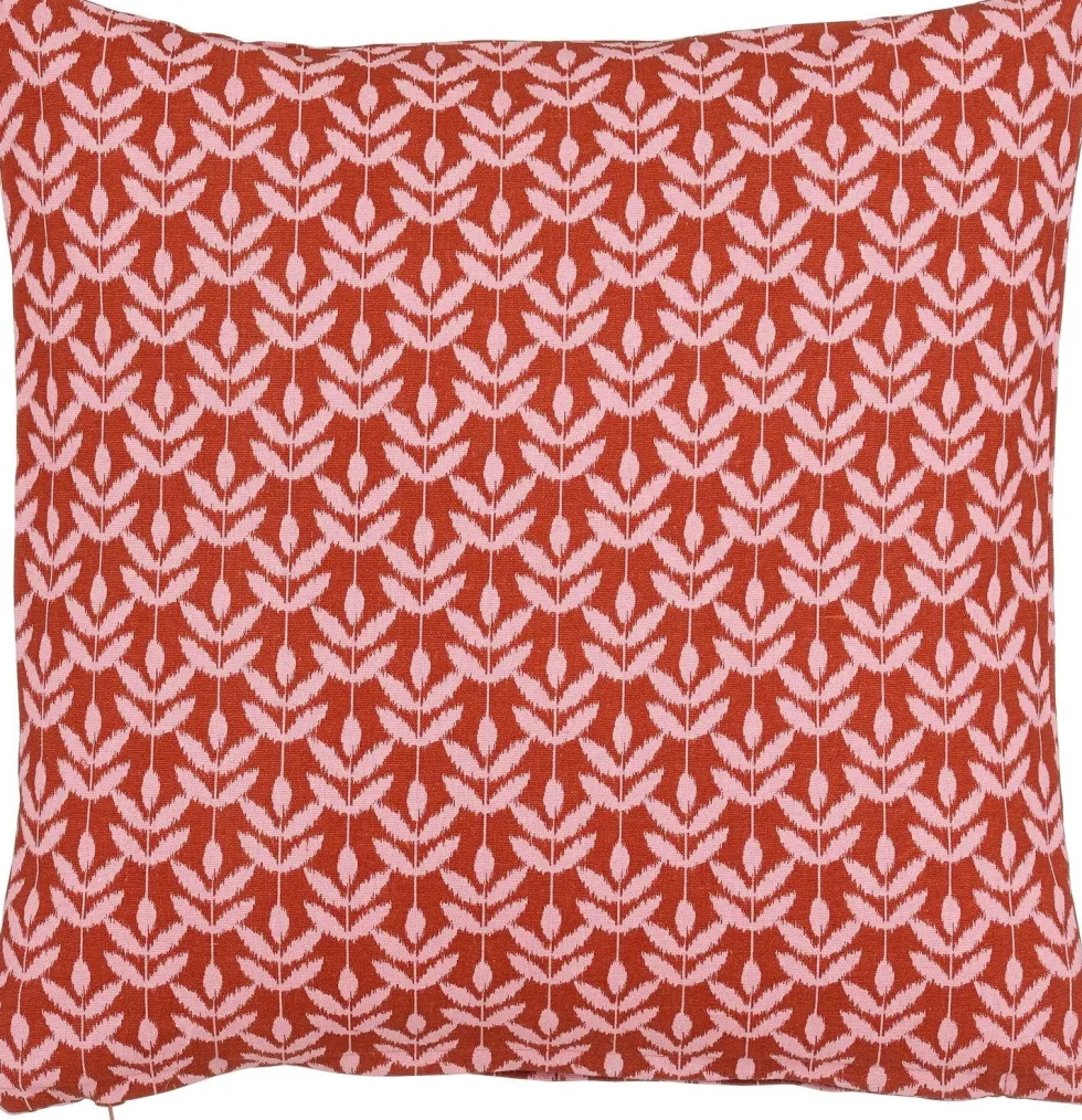 Mica Decorations sierkussen Fien rood / roze 45 x 45 cm