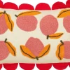 Mica Decorations sierkussen Vita wit / roze / rood 65 x 45 cm