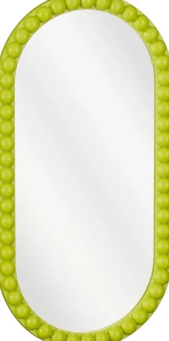 Mica Decorations spiegel Jax groen 49,5 x 25 x 2 cm