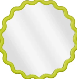 Mica Decorations spiegel Jude groen D 49,5 H 2 cm
