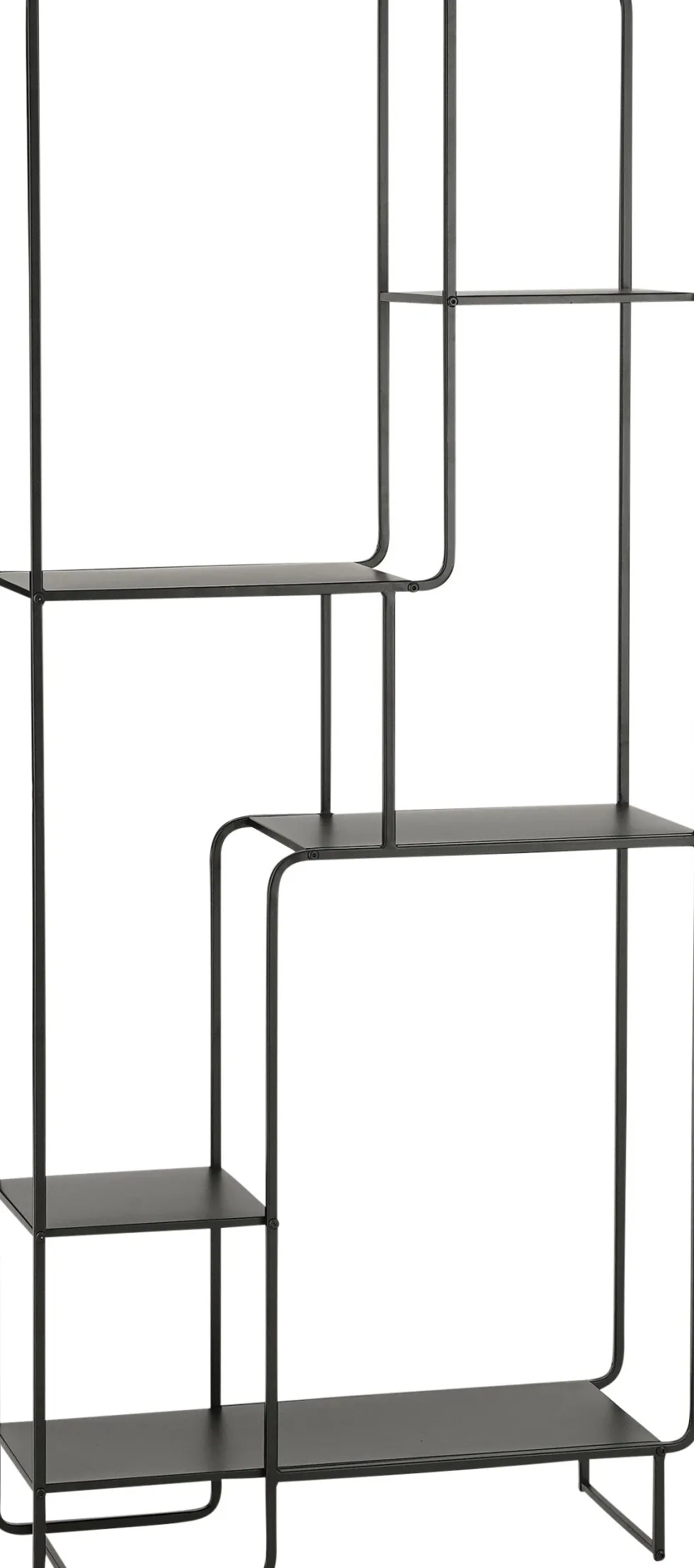 Mica Decorations stellingkast Jules zwart 76 x 30 x 178 cm