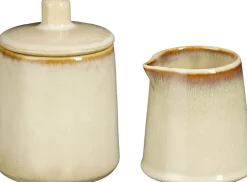 Mica Decorations suiker en melkstel Racco beige D 7,5 H 11 cm