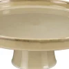 Mica Decorations taartplateau Racco beige D 28 H 11 cm