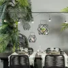 Mica Decorations tafelklem met 10 lampen 250 x 1,5 x 110 cm