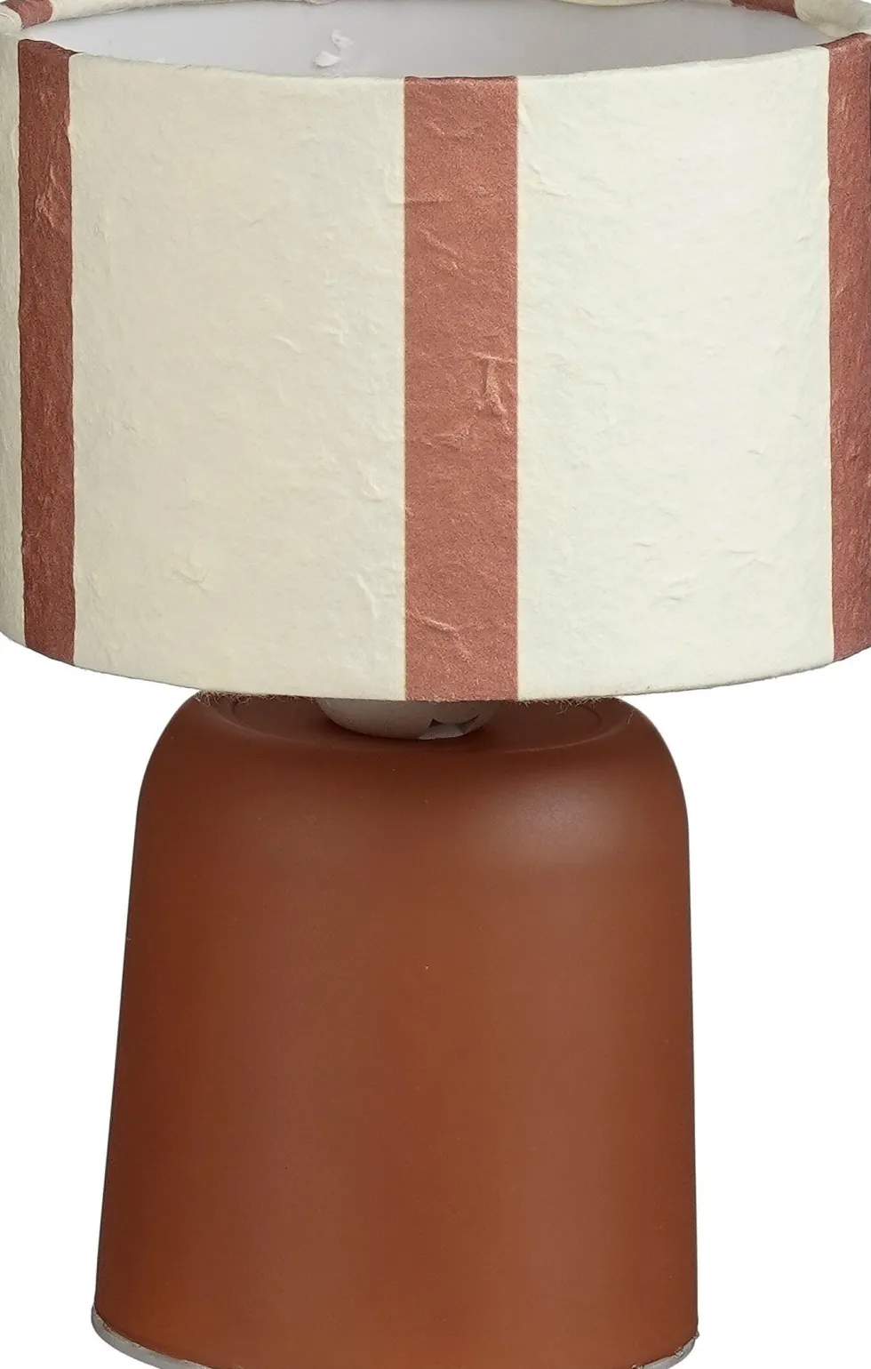 Mica Decorations tafellamp Largo Bo bruin D 13 H 20 cm
