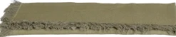 Mica Decorations tafelloper Villia groen 180 x 45 cm