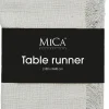 Mica Decorations tafelloper Villia groen 180 x 45 cm