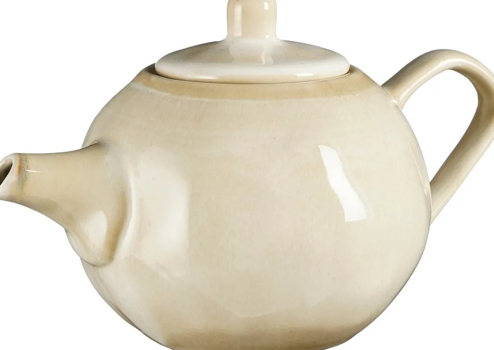 Mica Decorations theepot Racco beige 22 x 14,5 x 13 cm