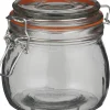 Mica Decorations voorraadpot transparant D 10,5 H 10 cm
