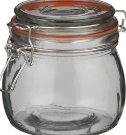Mica Decorations voorraadpot transparant D 10,5 H 10 cm