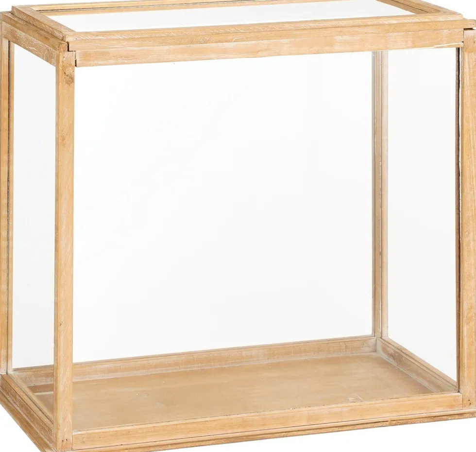 Mica Decorations wandkast bruin 53 x 30 x 38,5 cm