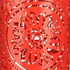 Mica Decorations waxinelichthouder Solara rood D 15 H 25 cm