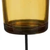 Mica Decorations waxinelichthouder Sauma geel D 5,5 H 16 cm