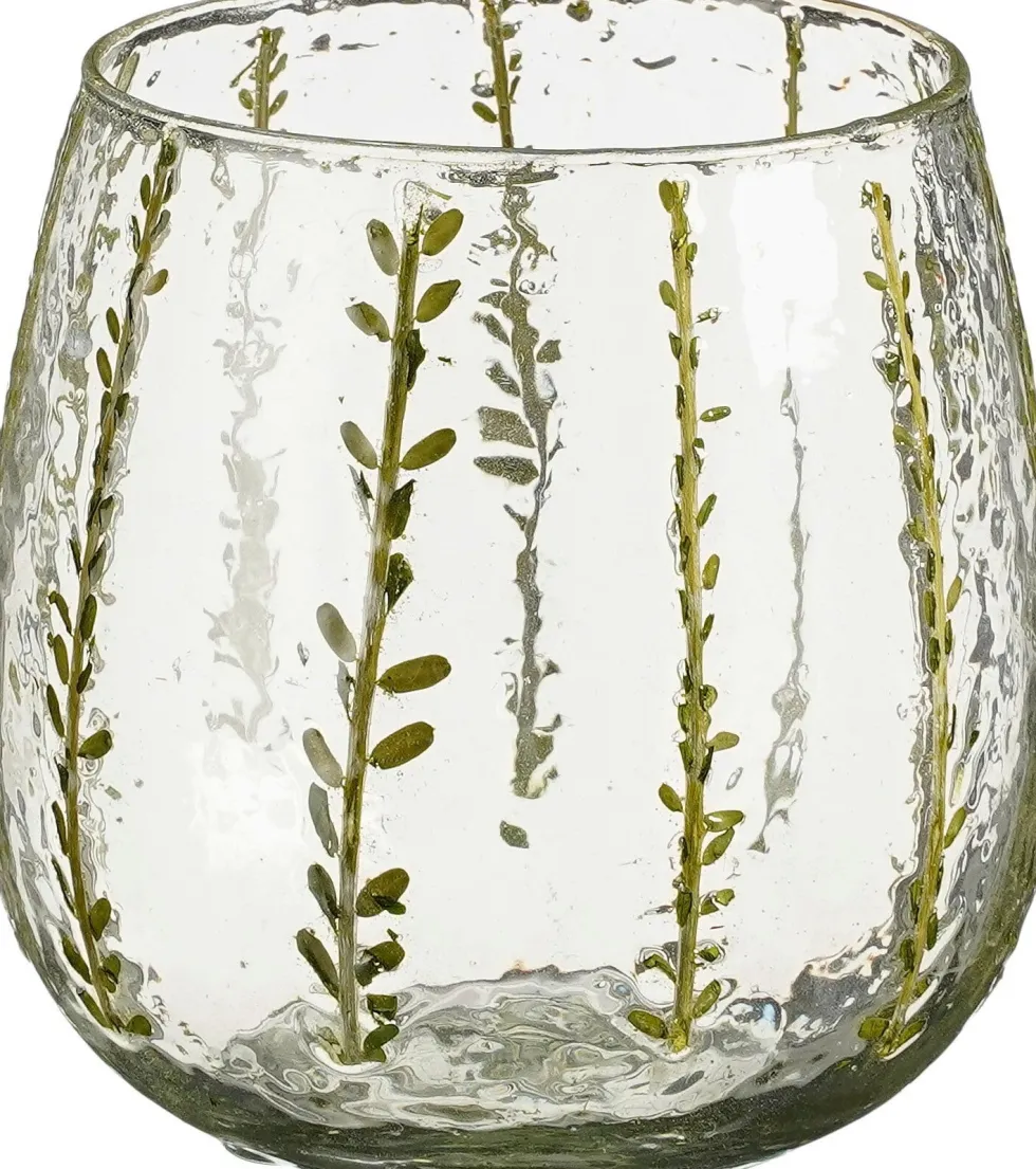 Mica Decorations waxinelichthouder Dream semitransparant D 13 H 13 cm