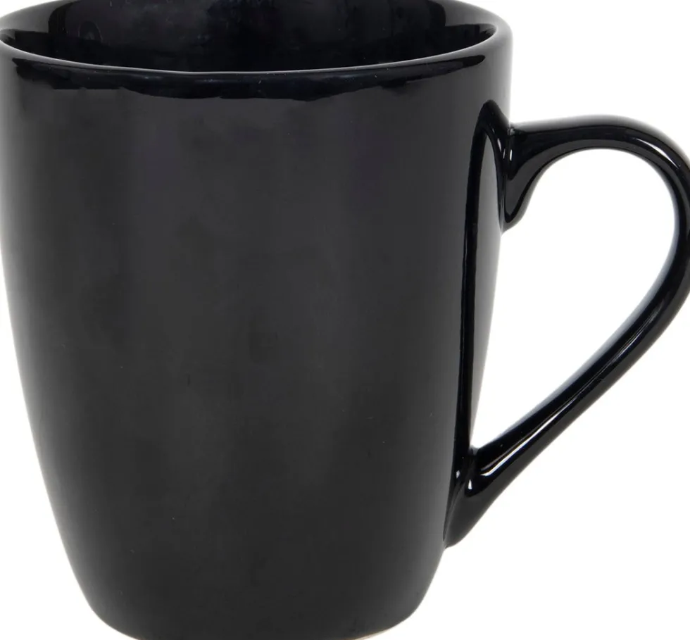 Mok Basic zwart D 9 H 10 cm