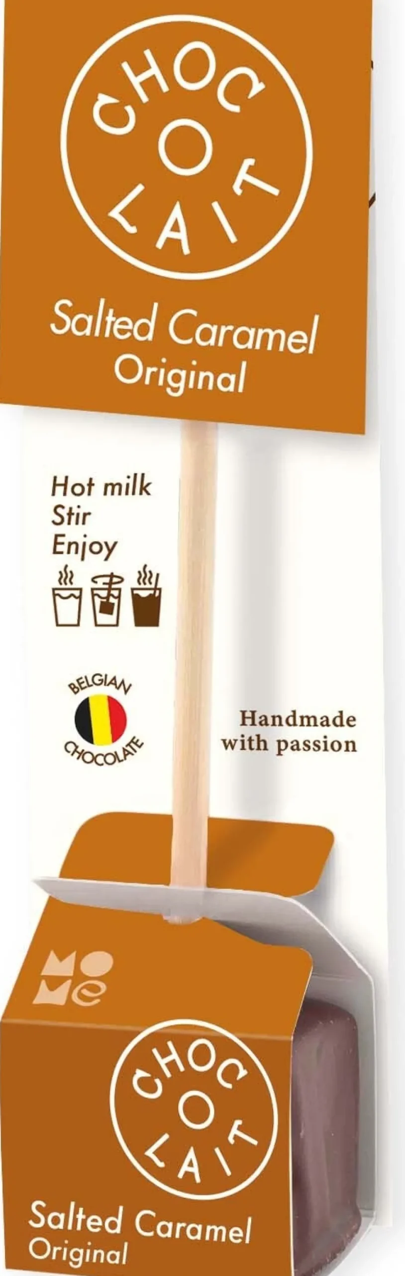 MoMe chocolade stick karamel 33 gr