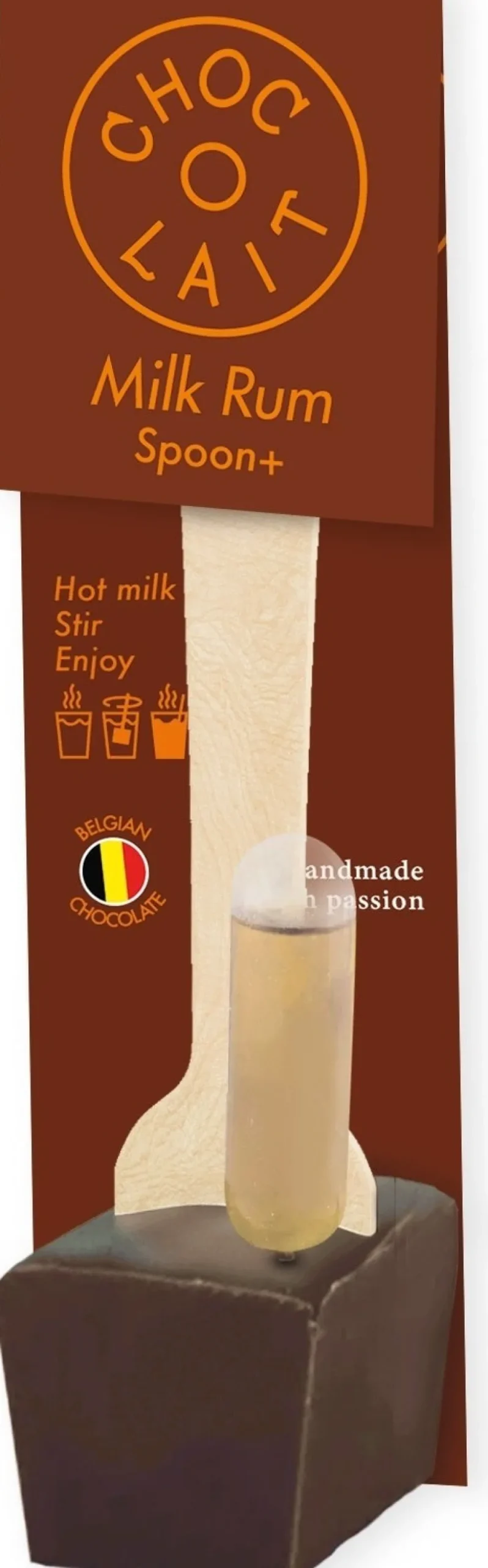MoMe choco spoon melk met rhum 35 gr