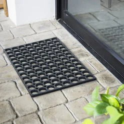Multy Home buitenmat Honey Comb zwart 60 x 40 cm
