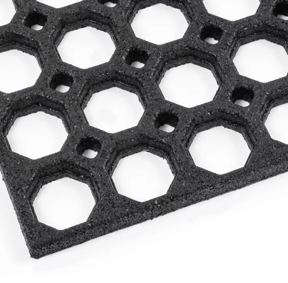 Multy Home buitenmat Honey Comb zwart 60 x 40 cm