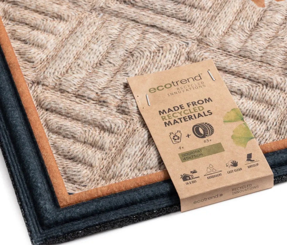 Multy Home buitenmat Lima Seagrass bruin 75 x 45 cm