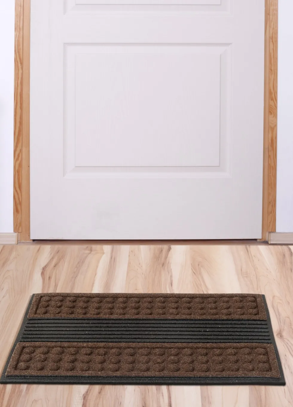 Multy Home buitenmat Scrape'n Brush bruin 75 x 45 cm