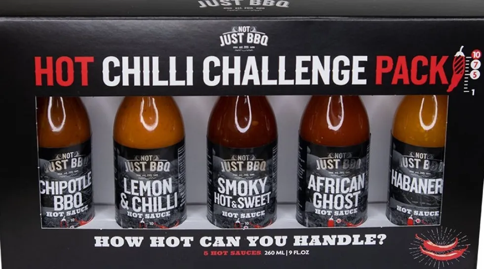 Not Just BBQ chili sauzen cadeauset