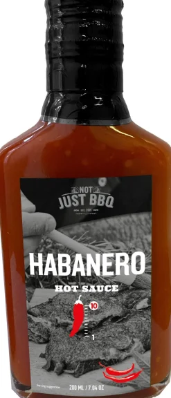 Not Just BBQ Habanero hot sauce
