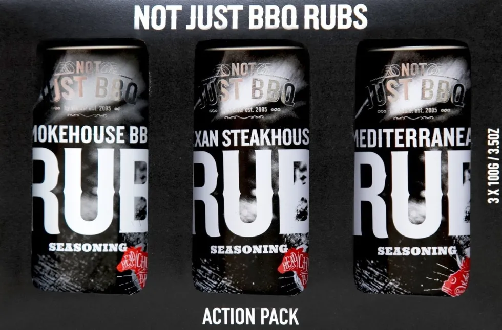Not Just BBQ multiverpakking rubs 3-delig