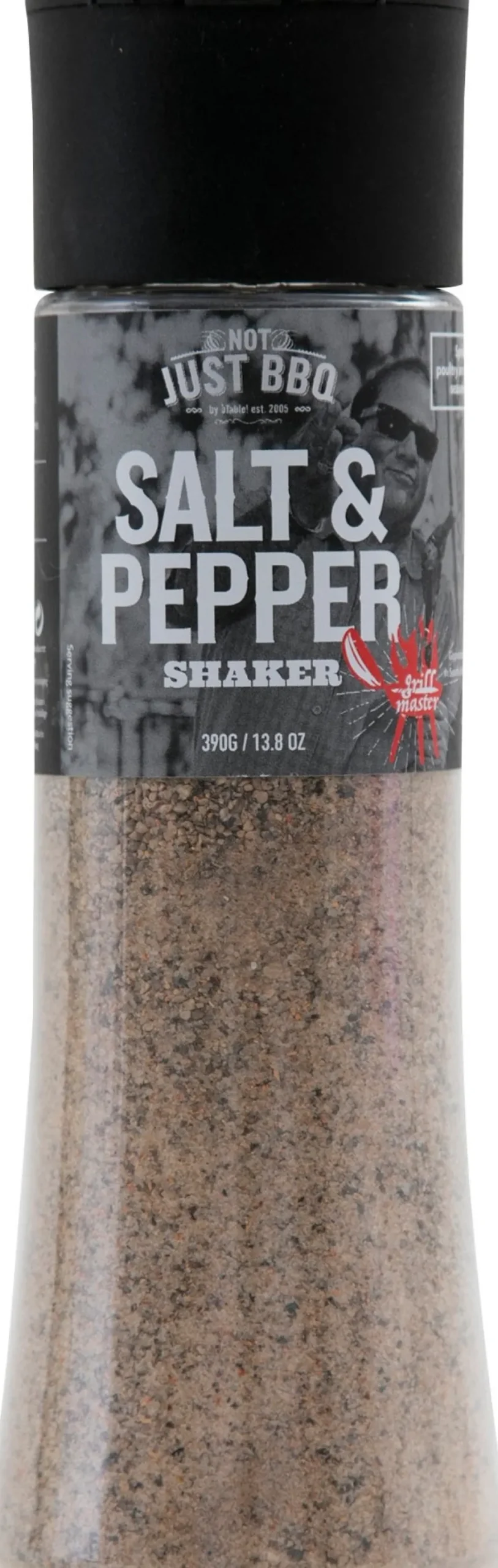 Not Just BBQ shaker salt & pepper 390 g