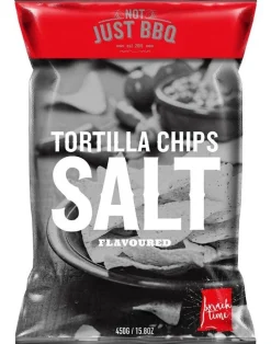Not Just BBQ tortilla chips salt 250 g