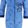 Noxxiez onesie blauw stitch 122/128