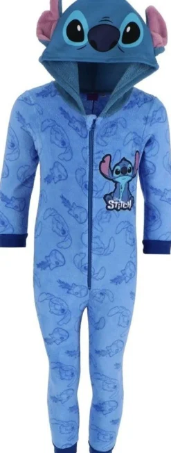 Noxxiez onesie blauw stitch 98/104