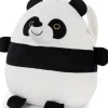 Noxxiez schooltas panda zwart / wit 40 x 35 x 15 cm