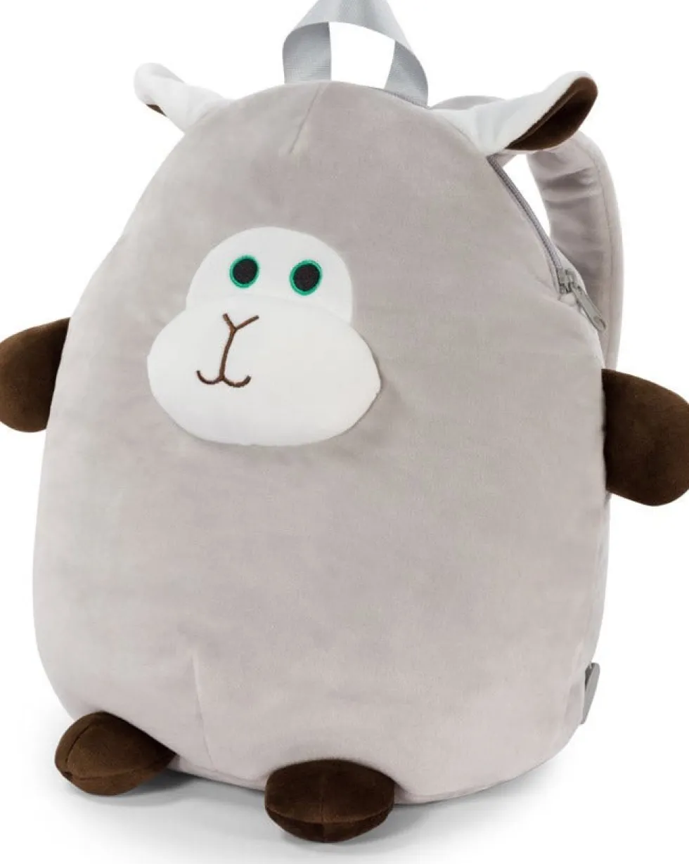 Noxxiez schooltas schaap grijs 40 x 35 x 15 cm