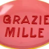 Ontbijtbord Grazie Mille roze D 20,5 H 2,5 cm
