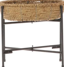 Opbergmand Estara naturel D 37 H 41 cm