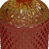 Opbergpot Anna geel / oranje D 10,5 H 17 cm