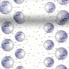 Paper + Design 3-in-1 tafelaankleding Disco ball wit / blauw 40 x 480 cm