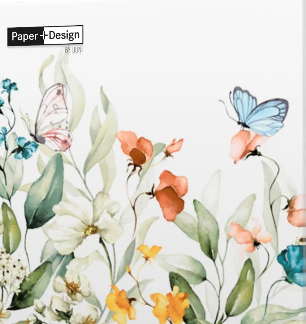 Paper + Design paasservet natuur multi 24 x 24 cm