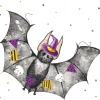 Paper + Design servet Bat Halloween wit 33 x 33 cm 20 stuks