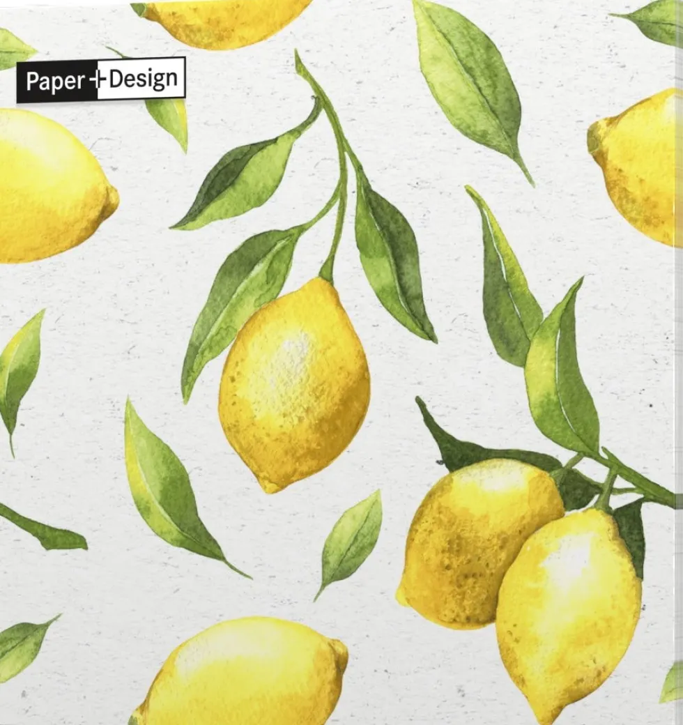 Paper + Design servet Citrus multi 33 x 33 cm 20 stuks