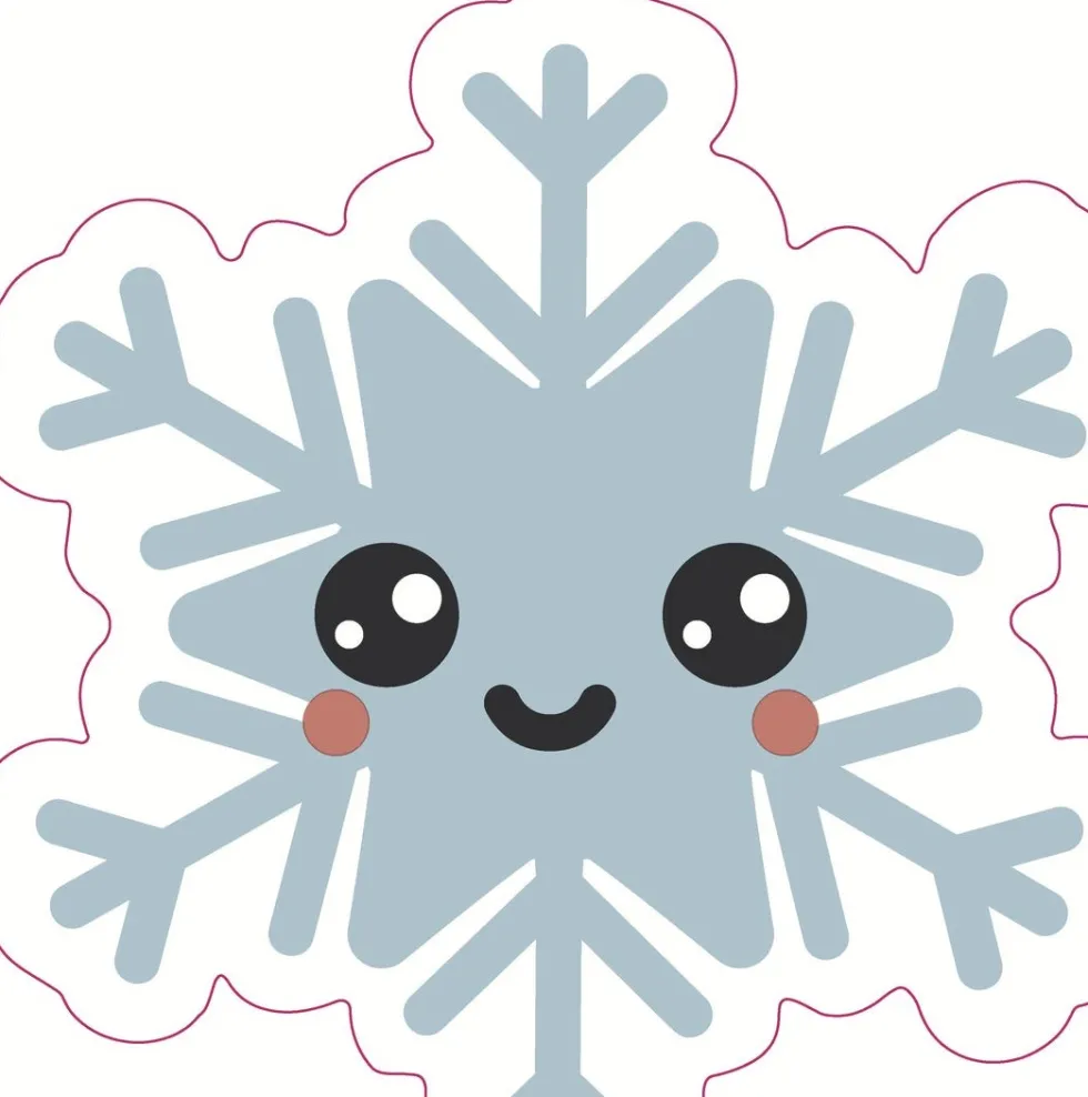 Paper + Design servet happy snow wit 33 x 33 cm 12 stuks