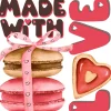 Paper + Design servet Love Made wit 33 x 33 cm 20 stuks