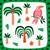 Paper + Design servet modern groen palms 33 x 33 cm 20 stuks